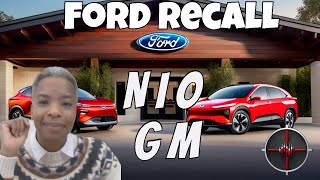 Ford RECALL Analyzing GM NIO and Ford stocks [upl. by Airakaz803]