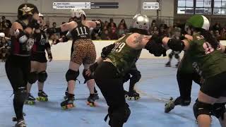 Denver Roller Derby  Green Barrettes vs Bad Apples  May 2023 [upl. by Inalawi174]