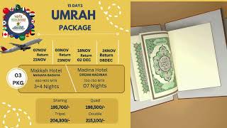 umrahcheappackage2024traveltosaudiawithkarwanebaharan [upl. by Assirolc]