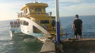 Ferry Boat Docking maneuvers  Angasil Port LapuLapu City [upl. by Allac]