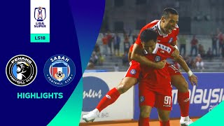 Penang FC 12 Sabah FC  LS18  Highlights Liga Super 2023 [upl. by Enirrok494]