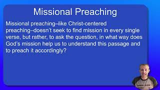 Lecture 17Missional Homiletics and Biblical Theology [upl. by Nithsa]