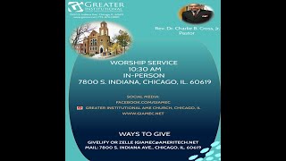 Greater Institutional AME Church Livestream September 10 2023 [upl. by Nahsad63]