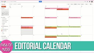 Editorial Calendar  How I Plan Blog amp Youtube Posts  An Organised Mess [upl. by Anay]