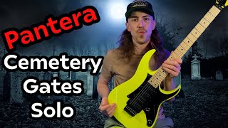 Cemetery Gates Guitar Solo  Pantera [upl. by Kissee]