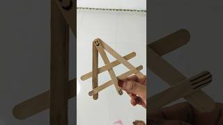 kids easy craft using icecream stick amazing craft ideatrendinghandmadediy [upl. by Eikcid]