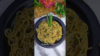 10 min Spaghetti Pasta recipe 🍝  Harissa suace spaghetti  easy spaghetticookingpastarecipe [upl. by Foote]