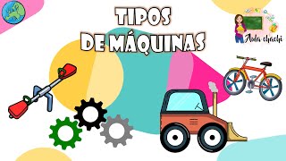 Tipos de Máquinas  Máquinas Simples y Compuestas  Aula chachi  Vídeos educativos para niños [upl. by Eedolem502]