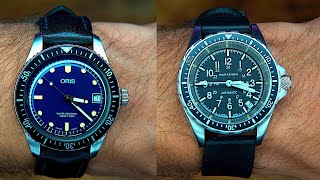 Best 36mm Dive Watch  Oris Diver 65 amp Marathon MSAR [upl. by Ensign736]