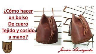 ¿Como hacer un bolso cosido y tejido a mano [upl. by Durkin678]