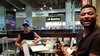 VOU PRO SERENO  AERO SAMBA NO AEROPORTO INTERNACIONAL DE SÃO PAULO 2018 BSP [upl. by Ahsercul326]