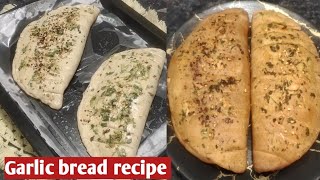 Garlic bread recipeCheese garlic breadDominos garlic breadgarlic cheese bread recipe [upl. by Hamal]