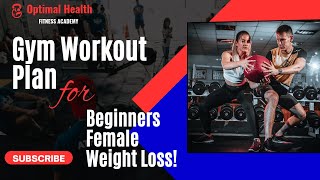 Gym Workout Plan for Beginner Female Weight Loss  Get Started with Confidence  Weight Loss💪 [upl. by Hippel]