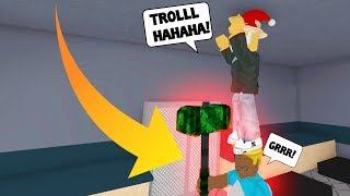 LOL DANCING ON THE BEAST HEAD Roblox Flee The Facility [upl. by Xever564]