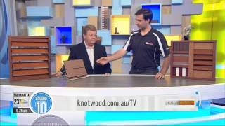 Knotwood Studio Ten TV Segment [upl. by Kopaz]