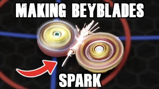 Making Beyblades SPARK IN REAL LIFE [upl. by Abdul228]