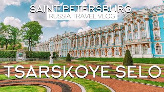 TSARSKOYE SELO CATHERINE PALACE  ST PETERSBURG RUSSIA [upl. by Asseneg]