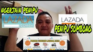 PENIPUAN LAZADA TERBARU 2020 😅promo undian lazada 2020 😅 penipuan [upl. by Akcirre]