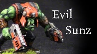 How to paint Evil Sunz Space Orks [upl. by Nerag]