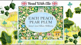 Each Peach Pear Plum  Janet and Allan Ahlberg  Read Aloud  Childrens Stories Audio Book [upl. by Yornoc]