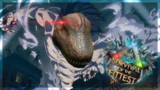 ATTACK ON TITANOSAUR  ARK SOTF [upl. by Sonitnatsnoc]