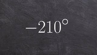 How to determine one positive and one negative coterminal angle [upl. by English534]