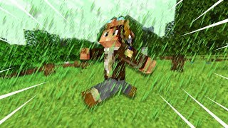 SURVIVRE À UNE PLUIE DACIDE DANS MINECRAFT [upl. by Naujid]