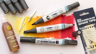 Kurecolor Twin S Brush Nib [upl. by Nnayrb792]