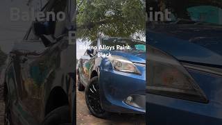 Baleno Alpha Model Alloys Paint  Baleno Alloys Paint  Baleno Alloys Black Paint [upl. by Manolo]