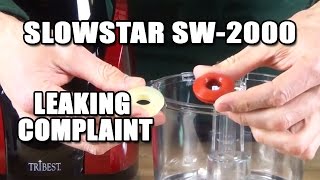 Slowstar Juicer SW2000 Leaking Complaint [upl. by Loferski69]