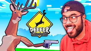 😂 DEER SIMULATOR 😂  Funny Moments  Hitesh KS [upl. by Fricke434]