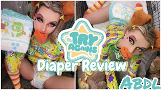 TryAgains Diaper Review  New Cloth Backs [upl. by Brent]