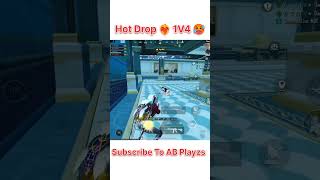 Hot Drop 1v4 🥵bgmi shorts ytshorts shortsvideo pubg pubgmobile viral trending shortsfeed [upl. by Issy]