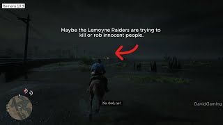 Arthur saves strangers from the Lemoyne raiders gaming rdr2 [upl. by Kloman]