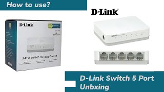 Dlink ethernet switch setup  Unboxing  How to use D link swtiches  Hindi  Digital mishra [upl. by Assirroc]