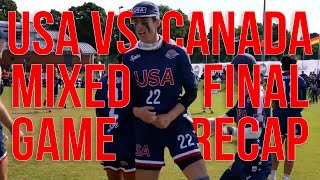 USA vs Canada WJUC Mixed Final Game Recap [upl. by Ailsa]