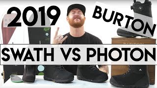 2019 Burton Swath BOA vs Photon BOA Boots [upl. by Eibot323]