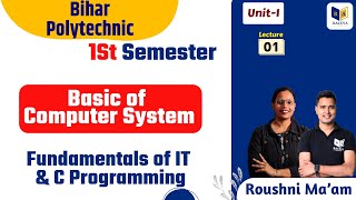 Basic of Computer System Unit1 Lec1 Fundamentals of IT amp C Programming [upl. by Nimaynib]