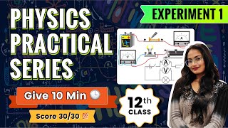 Ohm’s Law experiment class 12  ohmslaw top coaching [upl. by Eiramanig]