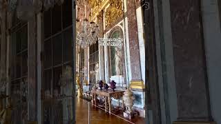 Hall of Mirrors Palace of Versailles versailles chateaudeversailles paris [upl. by Itram]