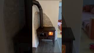 Wood burning cooking stove 1P34L Perfect for Mountain Cabins [upl. by Fairweather545]