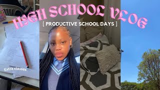 HIGHSCHOOL DAYS IN MY LIFE  extra classes homework GRWM [upl. by Eaves]