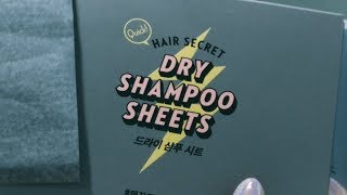 Etude House Hair Secret Dry Shampoo Sheets [upl. by Javed763]