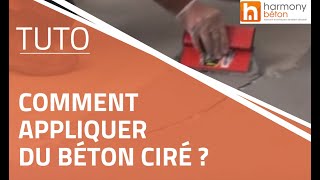 Comment bien appliquer du béton ciré de A à Z  2013 [upl. by Bigler]