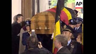 Funerals Belgium commemorates gas blast victims [upl. by Reider]