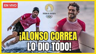 🔴 ALONSO CORREA compite por el BRONCE EN SURF en las OLIMPIADAS PARÍS 2024  EN VIVO [upl. by Terza]