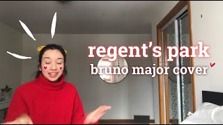 regents park  bruno major ukulele cover [upl. by Yraht]