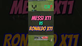 11 Messi vs 11 Ronaldo in PES 2013 pes2013 efootball messivsronaldo messi cr7 ronaldo [upl. by Chilt572]