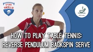 How to play a forehand drive in table tennis [upl. by Ahsilaf499]