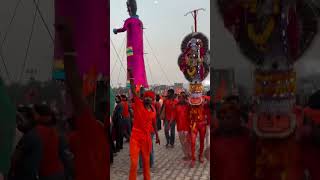 dasheraspecial sanoli road panipat 🤟 jai shree ram panipat rawan video [upl. by Gideon]